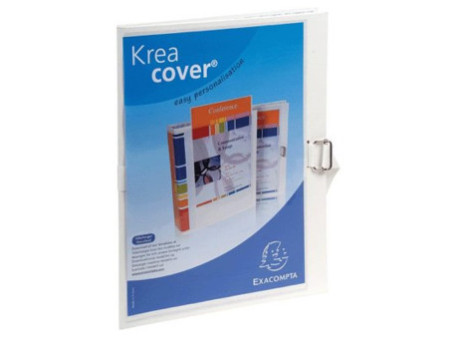 EXACOMPTA Chemise à dos extensible Kreacover, A4, blanc