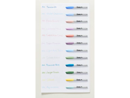 Sharpie Marqueur permanent FINE MYSTIC GEMS, blister de 12