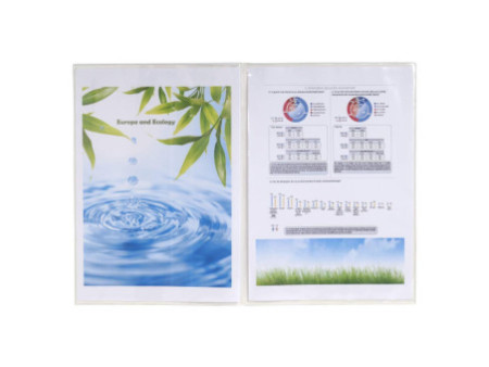 EXACOMPTA Etui de protection, PVC, double, 0,15 mm, A4