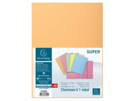 EXACOMPTA Chemise SUPER 250, A4, bulle