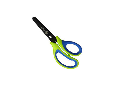 Läufer Ciseaux de bricolage ergonomiques,L: 130mm,bleu/rouge