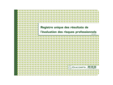 EXACOMPTA Piqûre 'Registre unique des résultats de ...