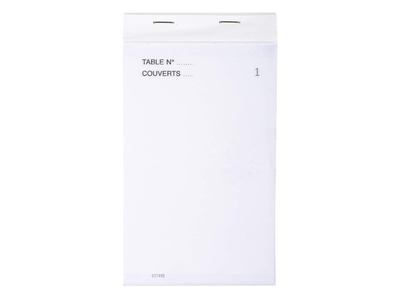 EXACOMPTA Bloc Maître d'Hotel, 95 x 170 mm, tripli