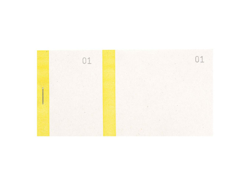 EXACOMPTA Bloc vendeur, 66 x 135 mm, jaune