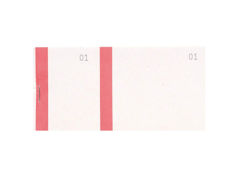 EXACOMPTA Bloc vendeur, 66 x 135 mm, rouge