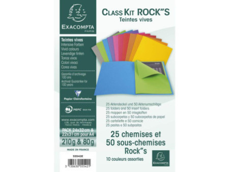 EXACOMPTA Chemise ROCKS Class' Kit