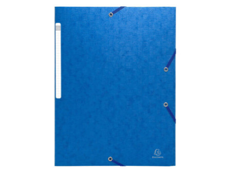EXACOMPTA Chemise à élastique Scotten, carton, A4, bleu