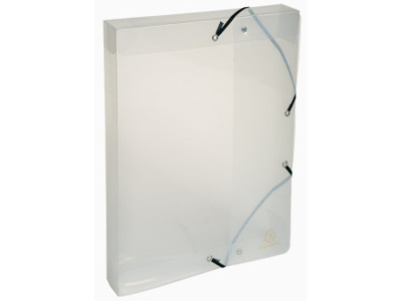 EXACOMPTA Boîte de classement Crystal, PP, 40 mm, cristal