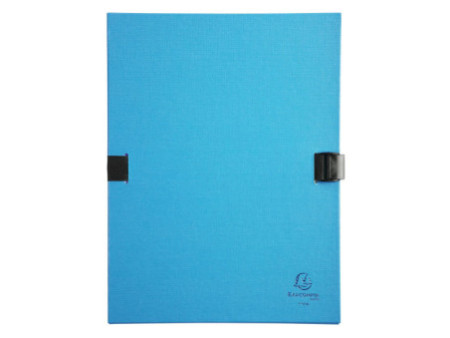 EXACOMPTA Chemise à dos extensible N'CLIP, A4, turquoise