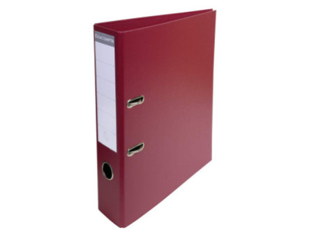 EXACOMPTA Classeur à levier PVC Premium, A4, 70 mm, bordeaux