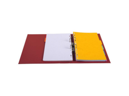 EXACOMPTA Classeur à levier PVC Premium, A4, 70 mm, bordeaux
