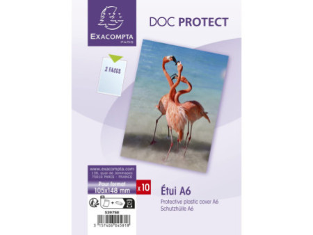 EXACOMPTA Etui de protection Doc Protect, A6, PVC