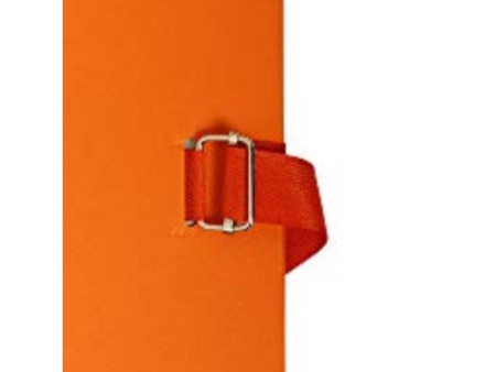 EXACOMPTA Chemise à dos extensible, A4, carton, orange
