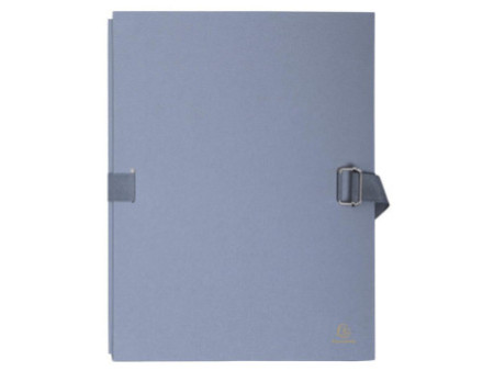 EXACOMPTA Chemise à dos extensible, A4, carton, gris