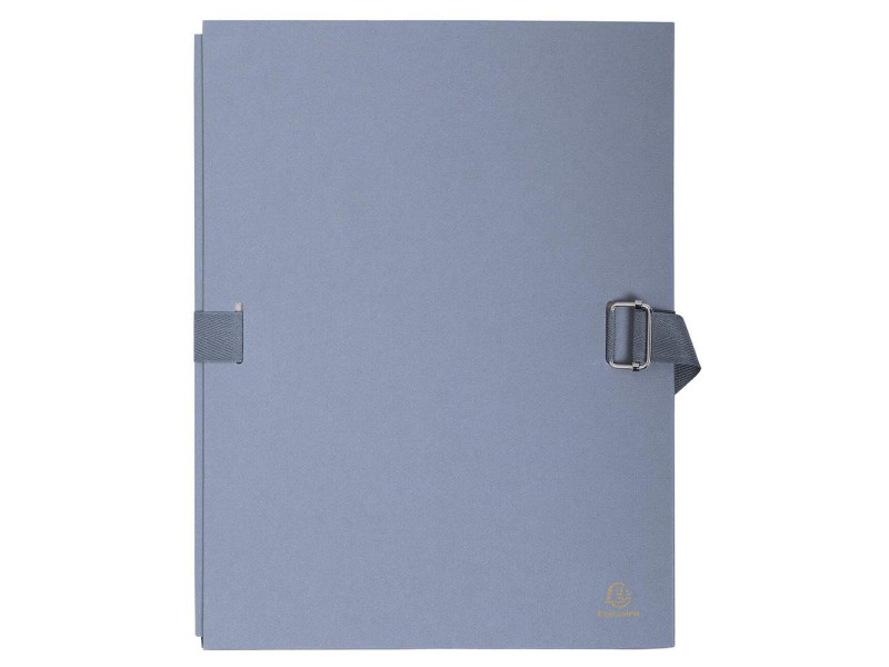EXACOMPTA Chemise à dos extensible, A4, carton, gris
