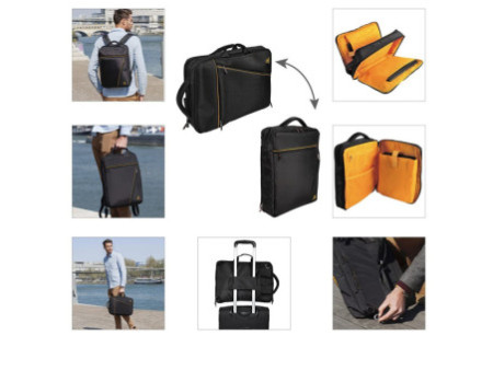 EXACOMPTA Sac pour notebook Dual EXACTIVE, polyester, noir
