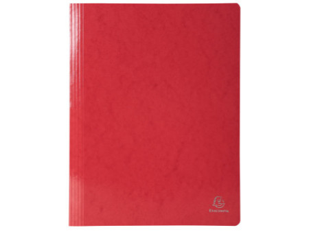 EXACOMPTA Chemise à lamelle Iderama, A4, carton, rouge