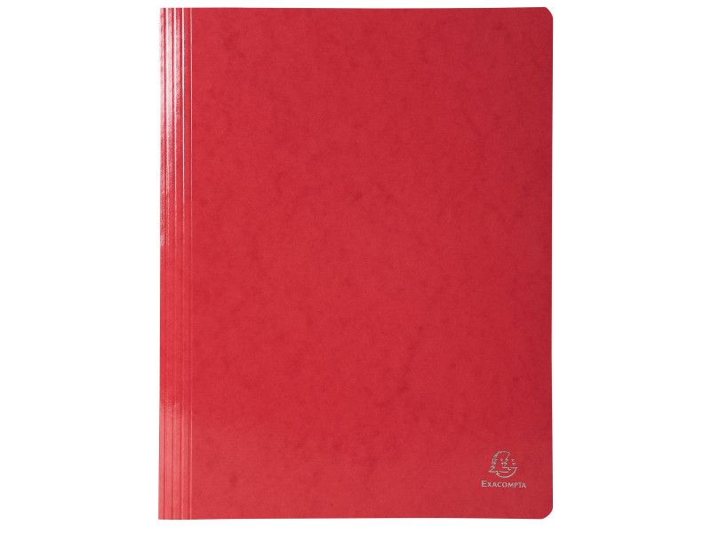 EXACOMPTA Chemise à lamelle Iderama, A4, carton, rouge