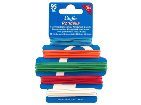 Läufer Elastiques sur carte RONDELLA, couleurs/tailles ass.