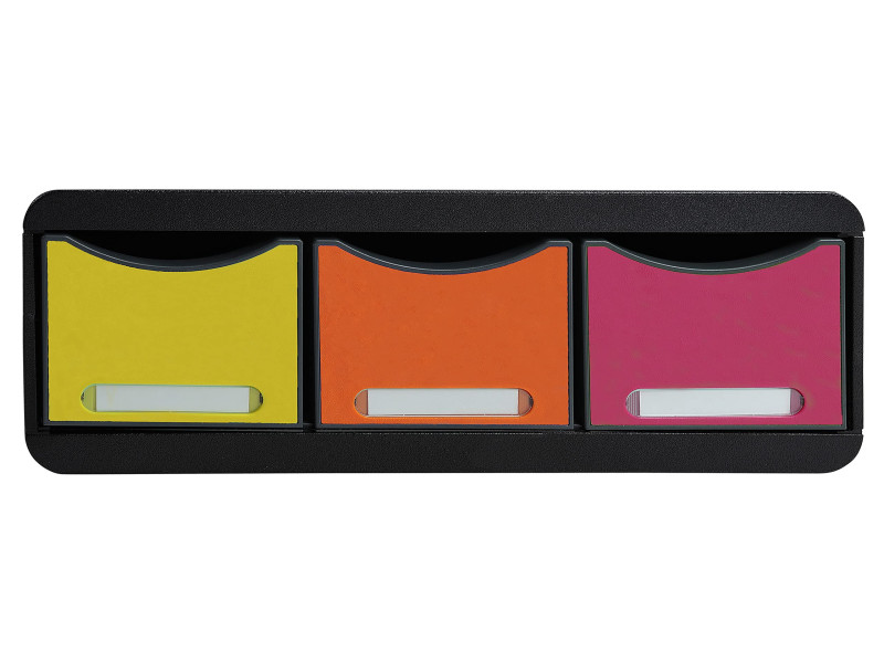 EXACOMPTA Module de classement TOOLBOX MAXI, 3 tiroirs