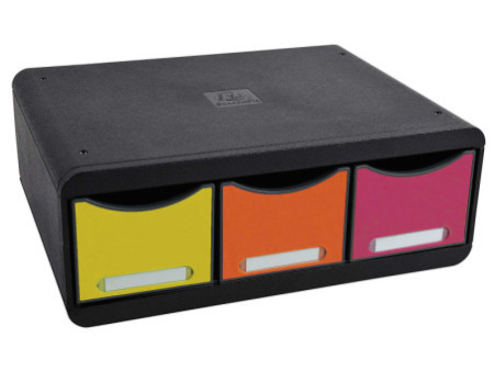 EXACOMPTA Module de classement TOOLBOX MAXI, 3 tiroirs