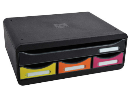 EXACOMPTA Module de classement TOOLBOX MINI, 4 tiroirs,