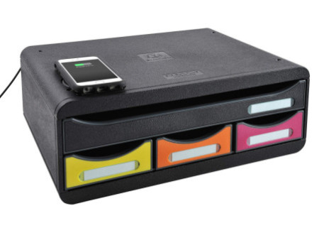 EXACOMPTA Module de classement TOOLBOX MINI QI, 4 tiroirs,