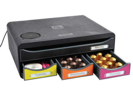 EXACOMPTA Module de classement TOOLBOX MINI QI, 4 tiroirs,