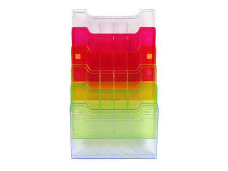 EXACOMPTA Trieur mural, A4 horizontal, 6 compartiments