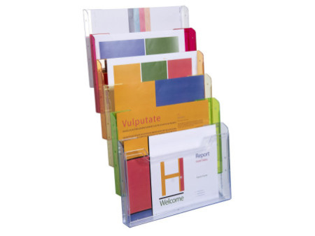 EXACOMPTA Trieur mural, A4 horizontal, 6 compartiments
