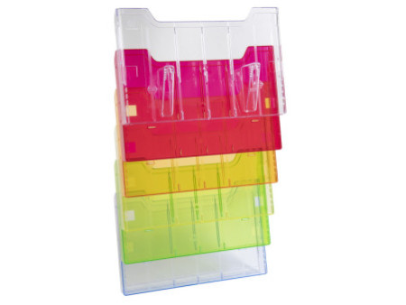 EXACOMPTA Trieur mural, A4 horizontal, 6 compartiments