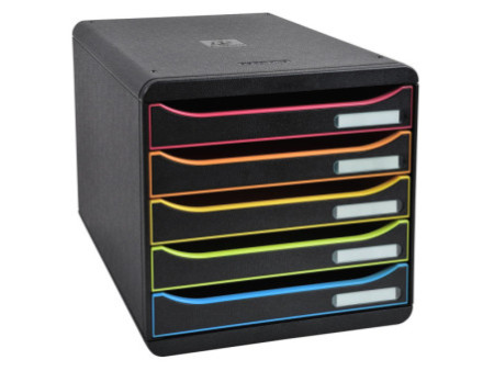 EXACOMPTA Module de classement BIG-BOX PLUS, 5 tiroirs,