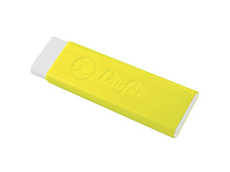Läufer Gomme en plastique Pocket 2, jaune