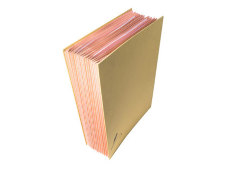 EXACOMPTA Parapheur Forever, A4, 20 compartiments,kraft brun