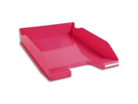 EXACOMPTA Corbeille à courrier COMBO MIDI, framboise glossy