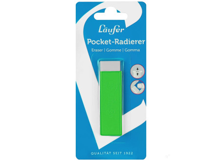 Läufer Gomme en plastique Pocket 2, vert