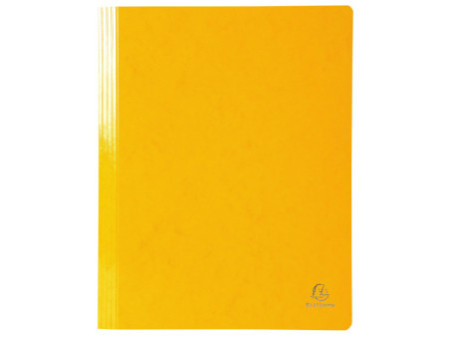 EXACOMPTA Chemise à lamelle Iderama, A4, carton, jaune