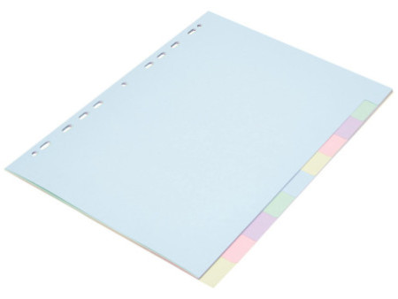 EXACOMPTA Intercalaires en carton, A4, 10 touches