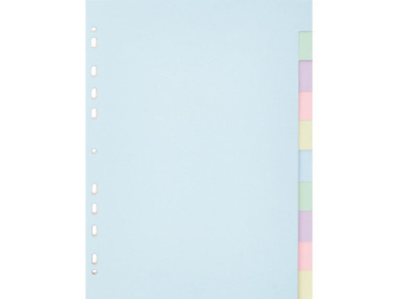 EXACOMPTA Intercalaires en carton, A4, 10 touches