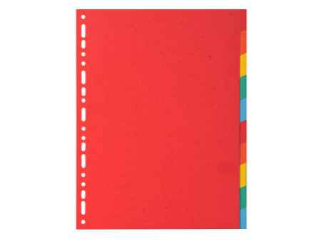 EXACOMPTA Intercalaires en carton, A4, 10 touches