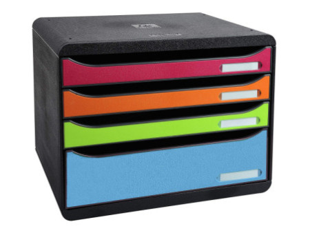 EXACOMPTA Module de classement BIG-BOX PLUS, arlequin