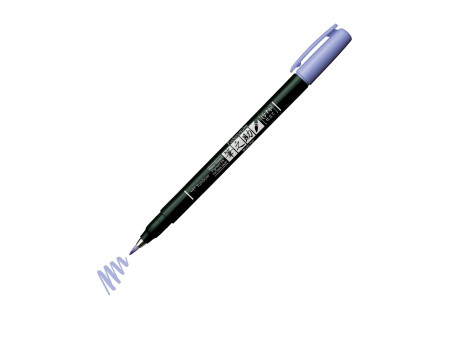 Tombow Stylo de calligraphie Fudenosuke Pastel, lavande