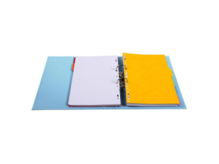 EXACOMPTA Classeur à levier PVC Premium, A4, 50 mm, bleu