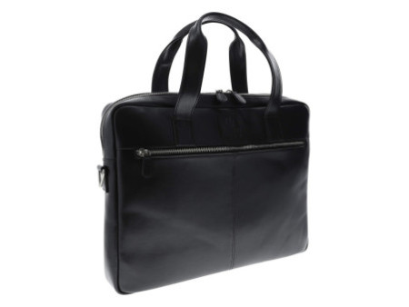 EXACOMPTA Sacoche ordinateur EXACTIVE, cuir, noir