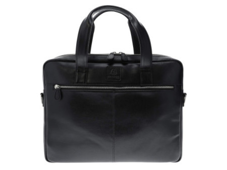 EXACOMPTA Sacoche ordinateur EXACTIVE, cuir, noir