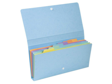 EXACOMPTA Pochette trieur Aquarel, 6 compartiments, assorti