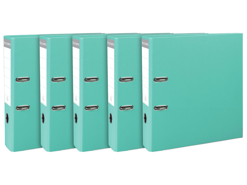 EXACOMPTA Classeur à levier Premium, A4, 80 mm, turquoise