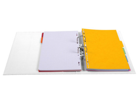 EXACOMPTA Classeur à levier Premium, A4, 80 mm, blanc