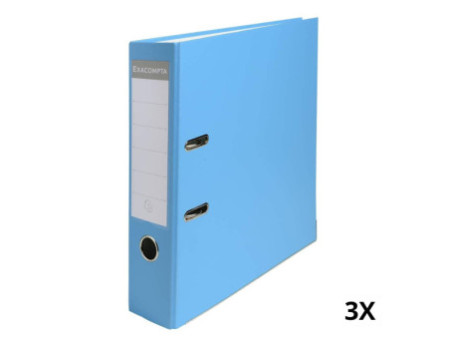 EXACOMPTA Classeur à levier Premium, A4, 80 mm, bleu clair