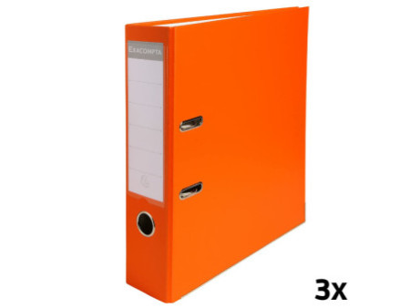 EXACOMPTA Classeur à levier Premium, A4, 80 mm, orange
